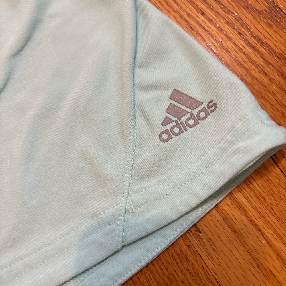 Adidas Blue and Mint Racerback Tank Tops - Picture 5 of 7